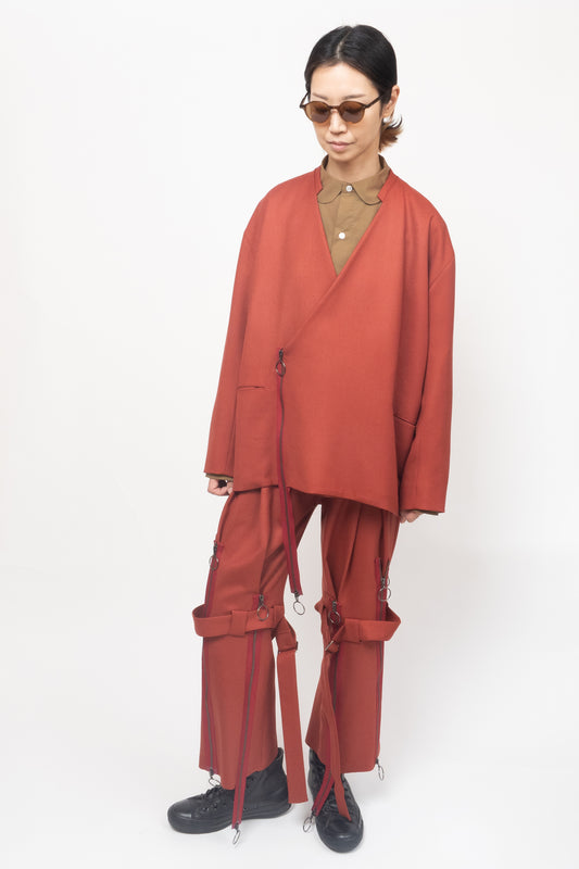 DOUBLE CLOTH ZIPPER SETUP SUIT / ダブルクロスジッパーセットアップ